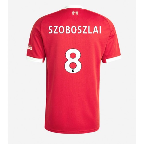 Stroje piłkarskie Liverpool Dominik Szoboszlai #8 Koszulka Podstawowej 2025-26 Krótki Rękaw